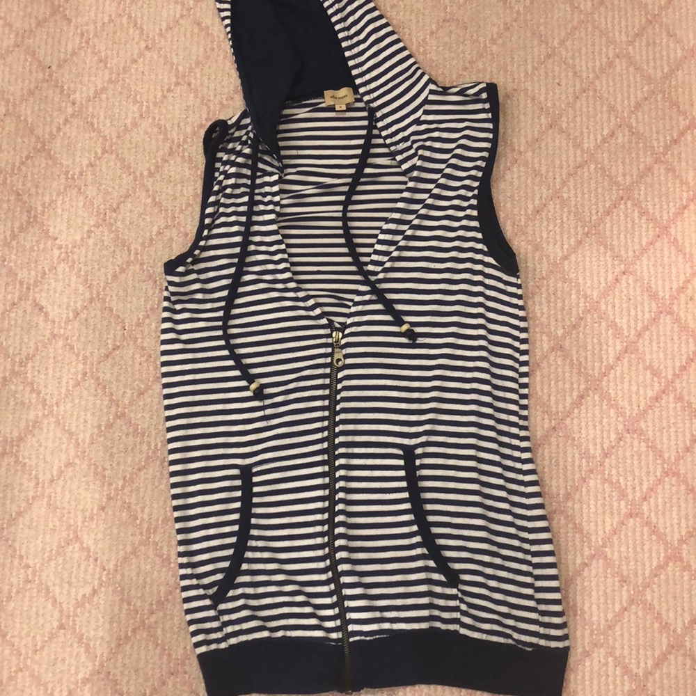 Ella Moss sleeve less zip up